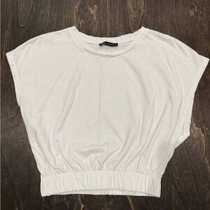 Zara White Crop Top